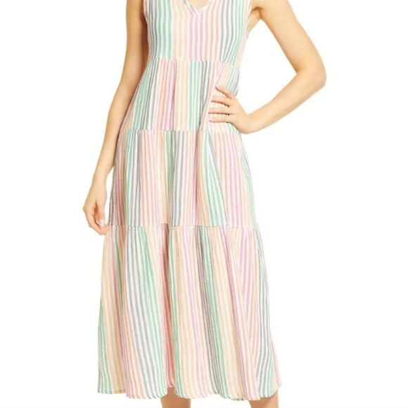 Marine layer Rainbow dress - Picture 5 of 10